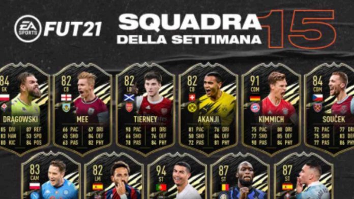 FIFA 21 TOTW 15 appena usciti, Cristiano Ronaldo è ...