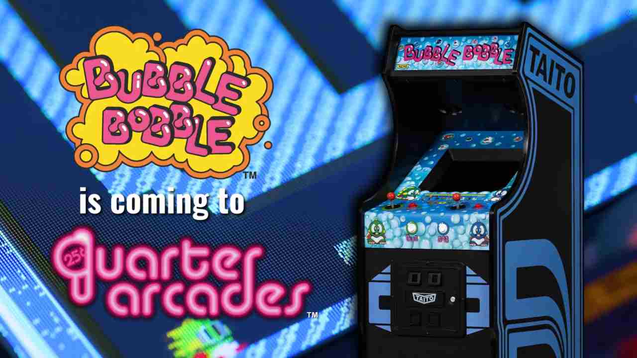 BUBBLE BOBBLE festeggia i 35 anni con un cabinet firmato Numskull